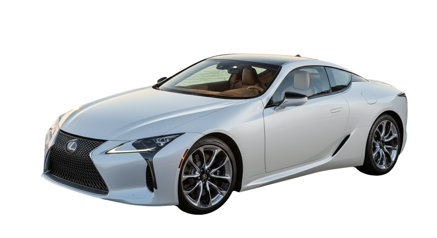 Lexus LC 500 in Ultra White